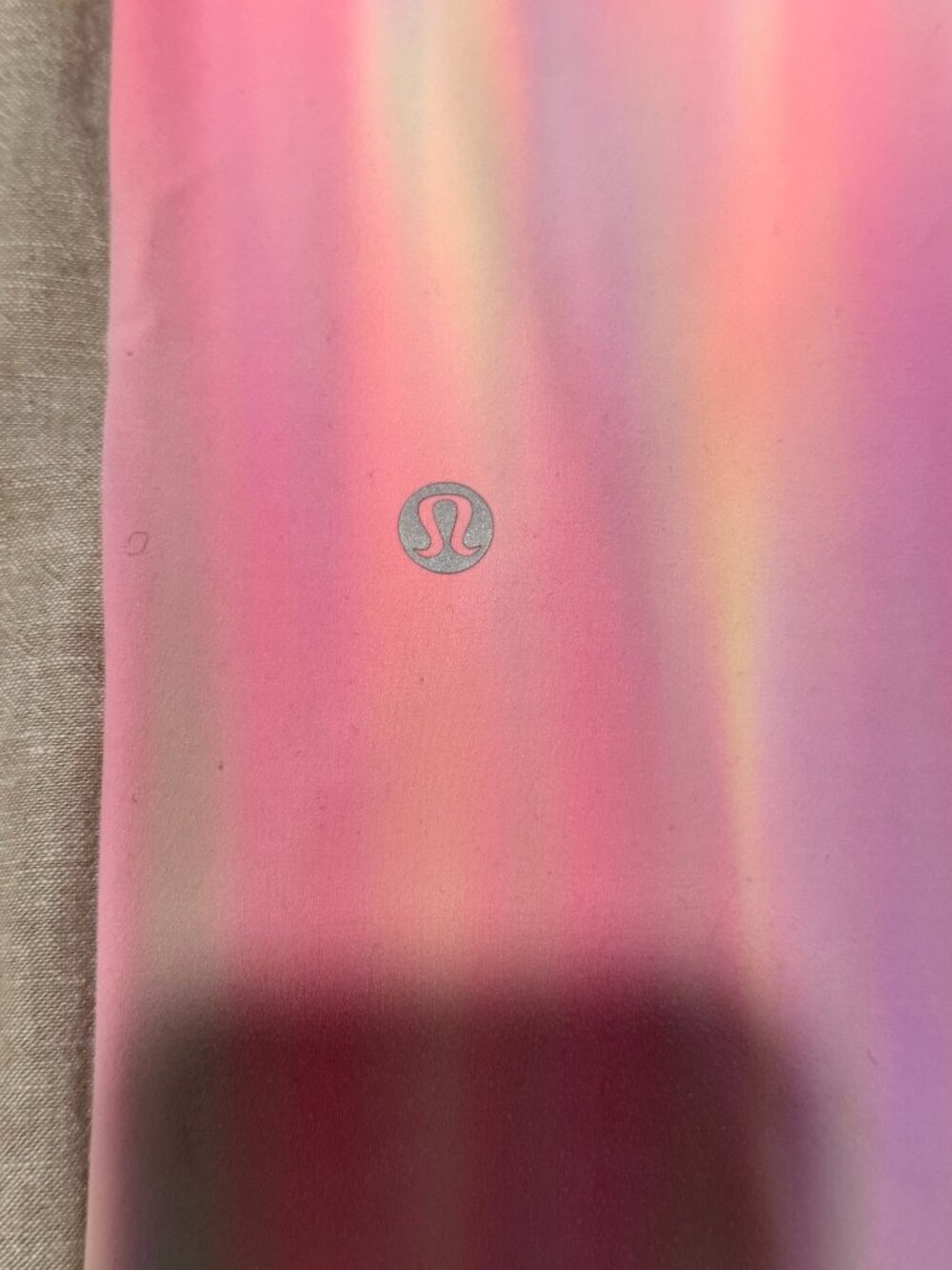 Rare Lululemon Wunder Train High-Rise Tight 25” Psychedelic Wash Multi Size 10 - Picture 3 of 5